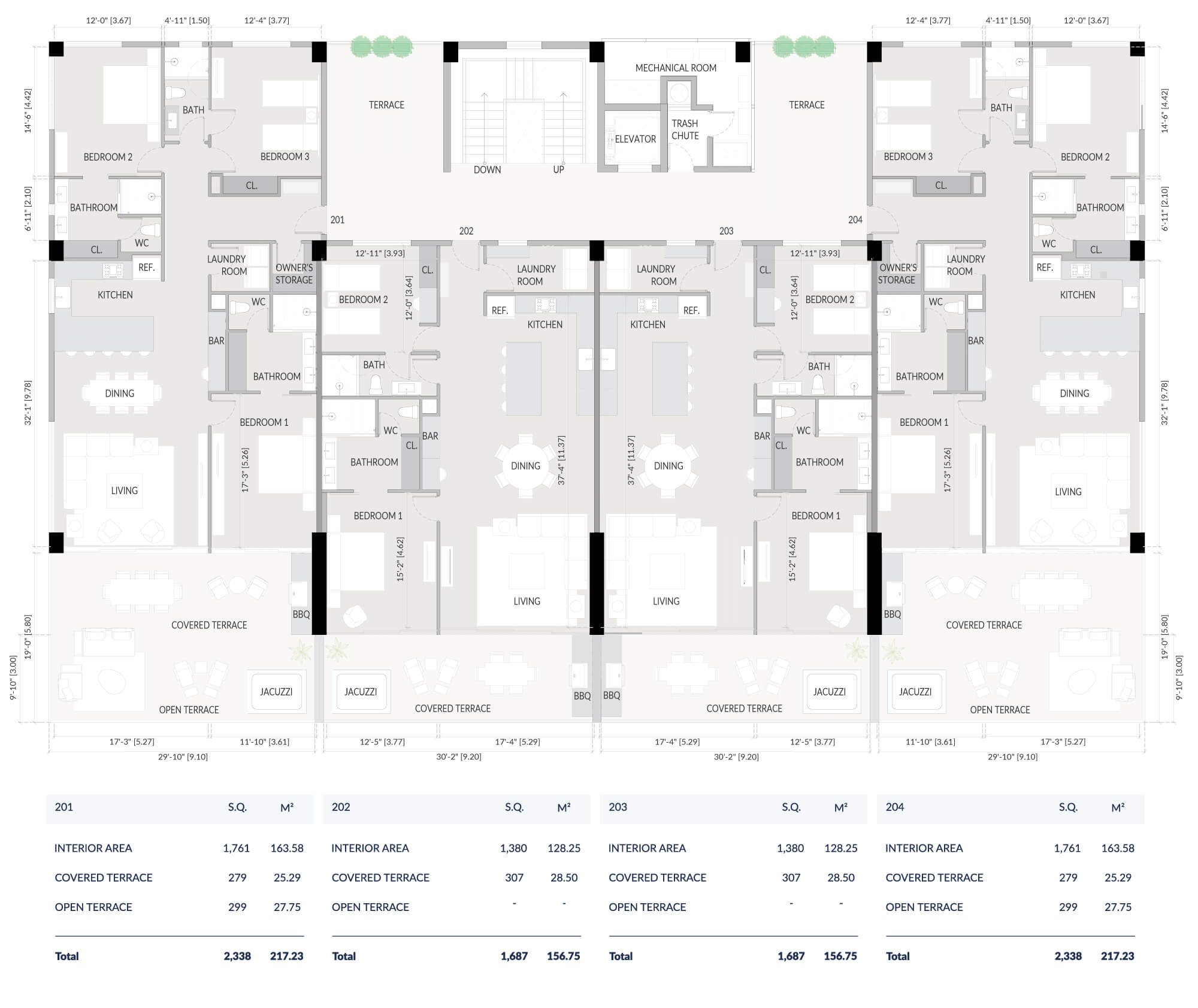 Floor plans Condo - Nivel 2