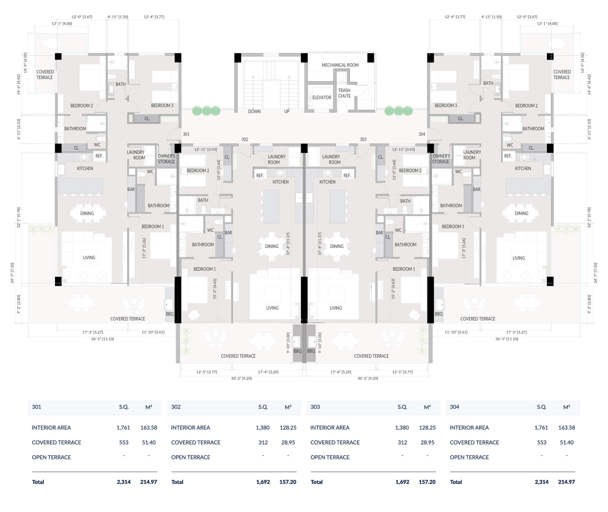 Floor plans Condo - Nivel 3