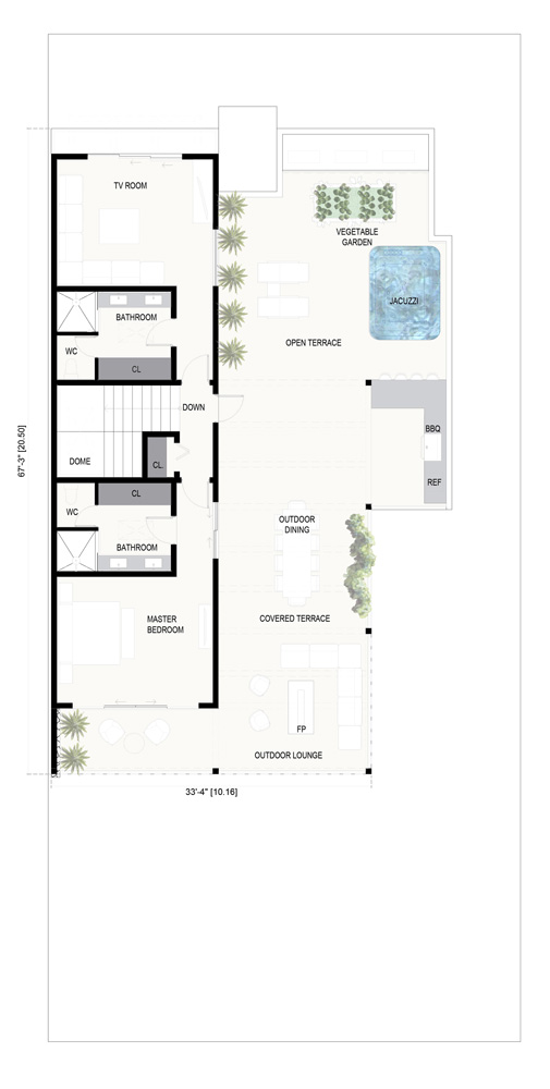 floor plans casa 3B - level 1
